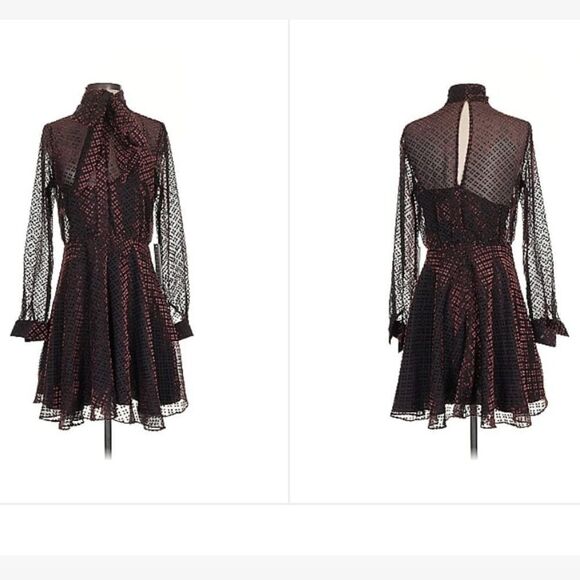 JAYGODFREY Dresses & Skirts - JayGodfrey Black Print Dress, New NWT